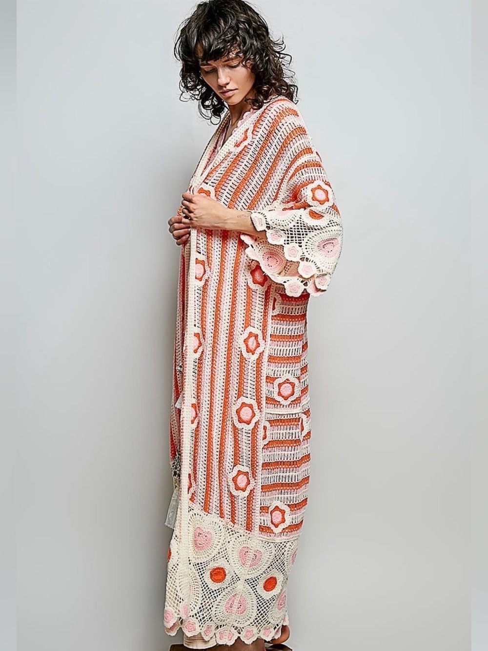 POL perfect summer crochet duster